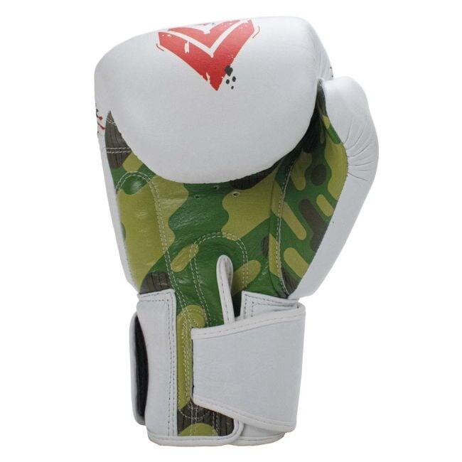 Manusi de Box Super Pro Combat Raven Rosu/Negru/Alb