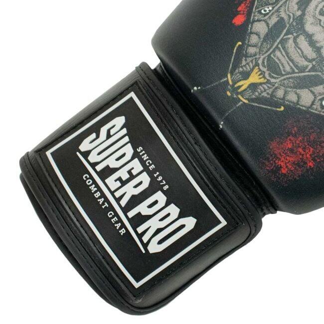 Super Pro Combat Gear (kick)Bokshandschoenen Leder SKULL 6/7