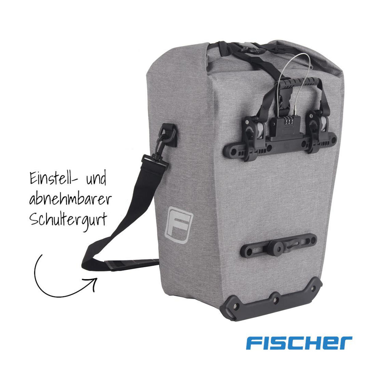 FISCHER Gepäckträgertasche PLUS Cita 3/7