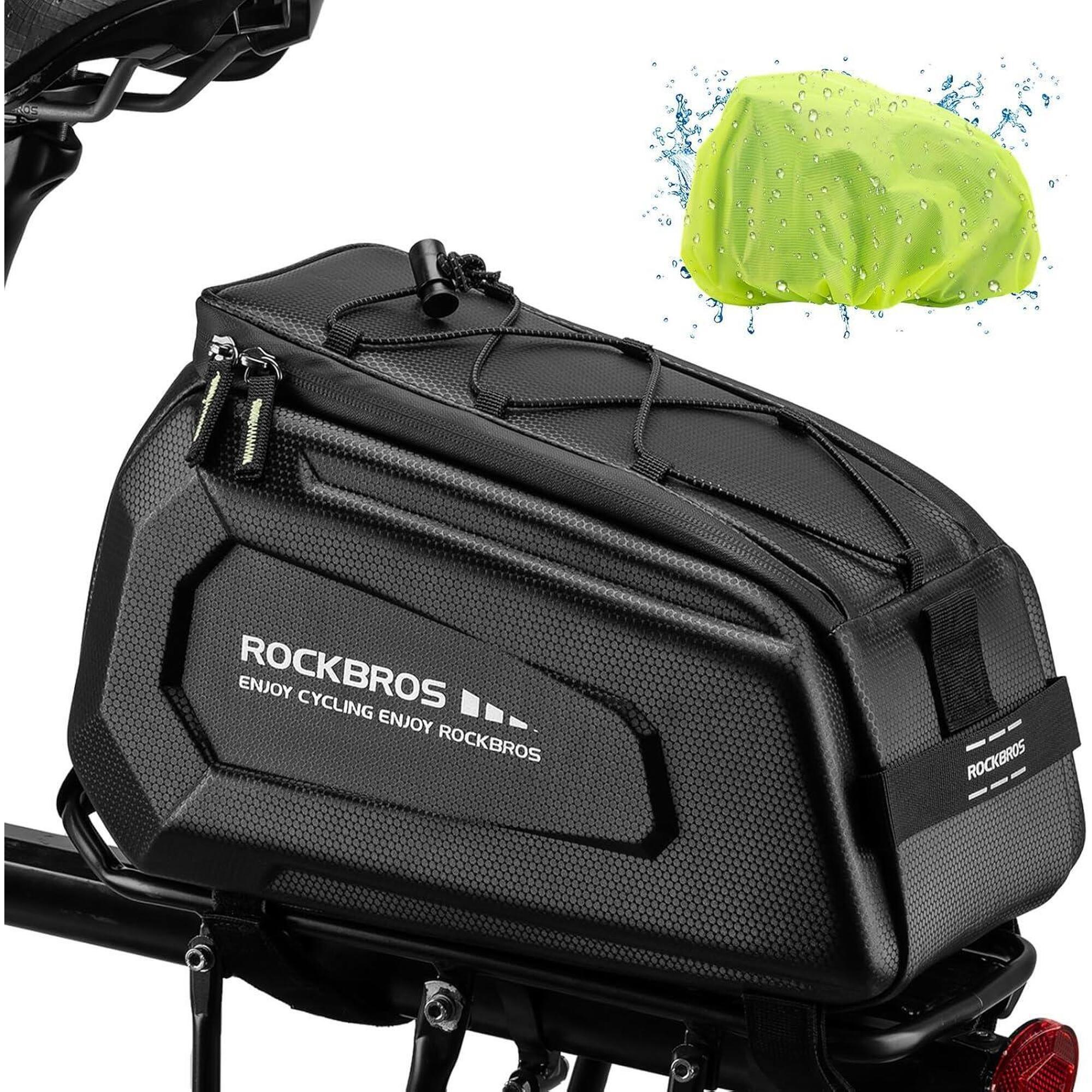 Rockbros - Sacoche De Porte-bagages Arrière Pour Vélo - Sacoche Vélo - Noir - Decathlon