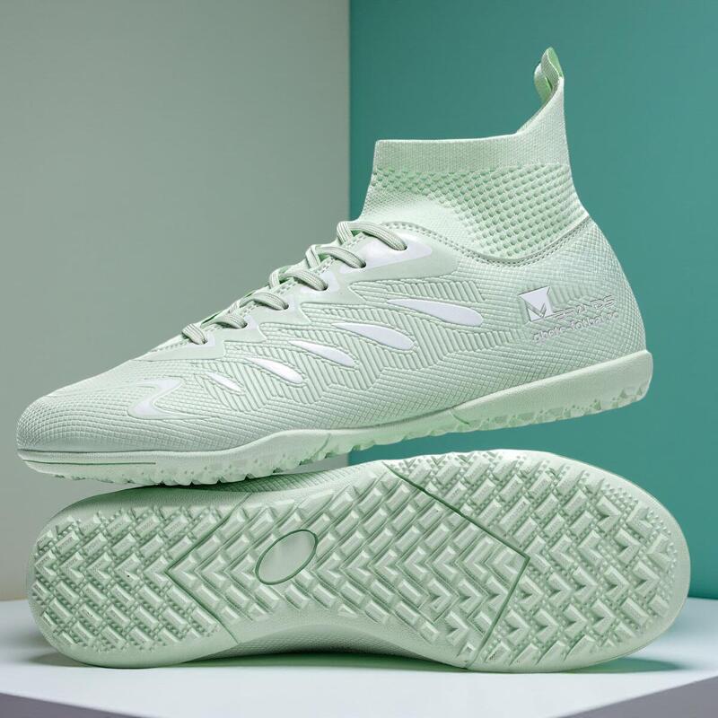 Ghete de fotbal MBrands, 8.8 cu glezna pentru teren sintetic 42 verde