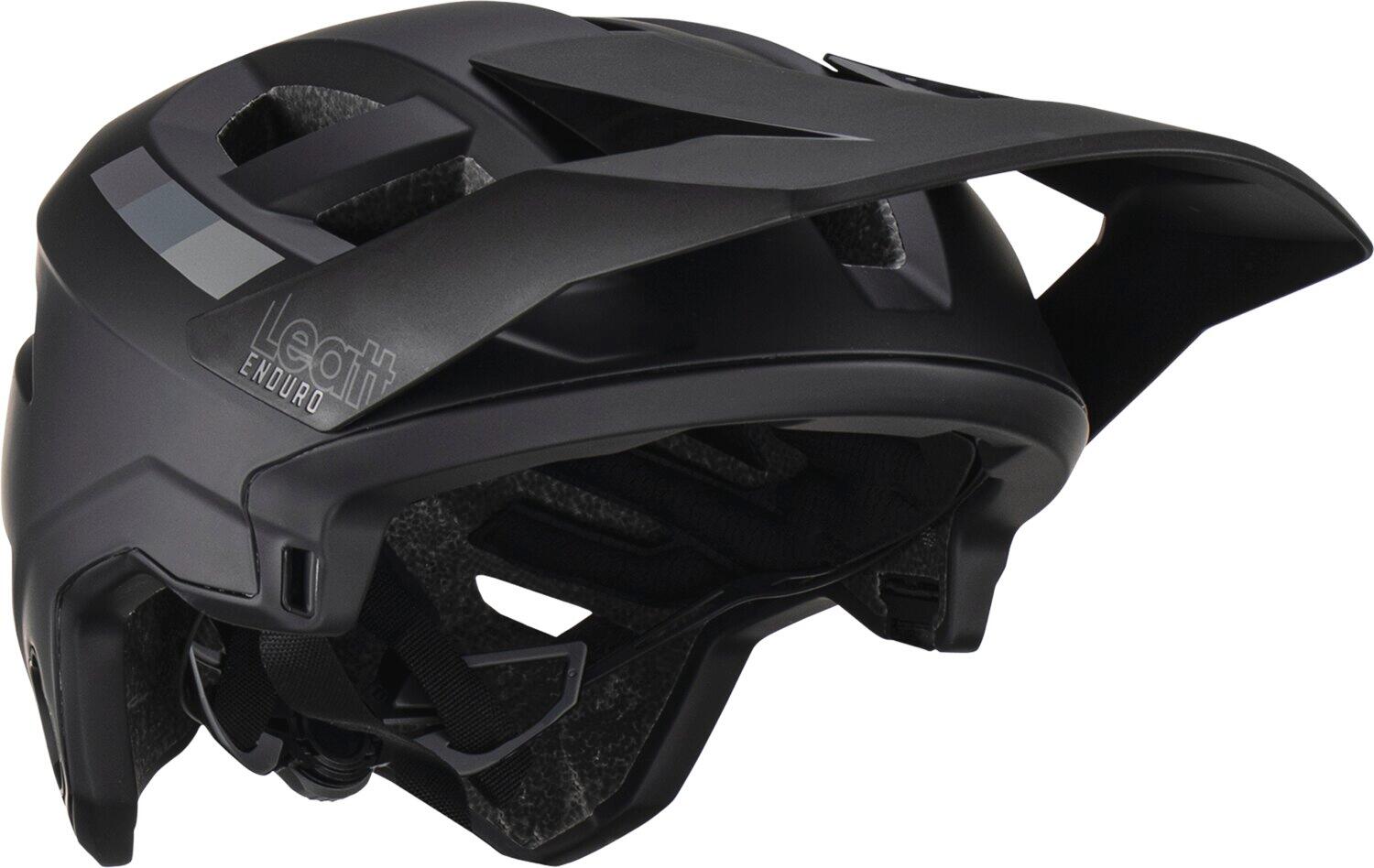 Leatt Enduro 2.0 Capacete de Chinstrap Removível Preto 3/8
