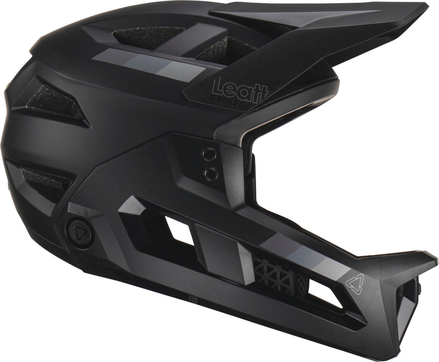 Leatt Enduro 2.0 Capacete de Chinstrap Removível Preto 4/8
