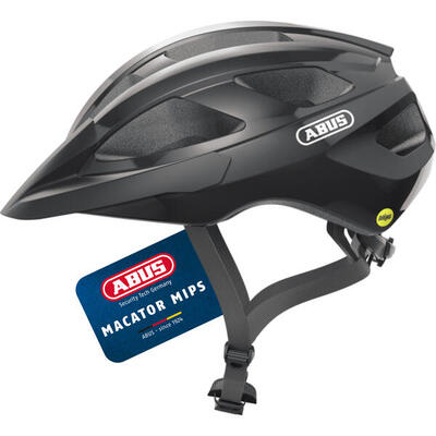 Abus macatgoud mips fietshelm zwart m 52-58cm
