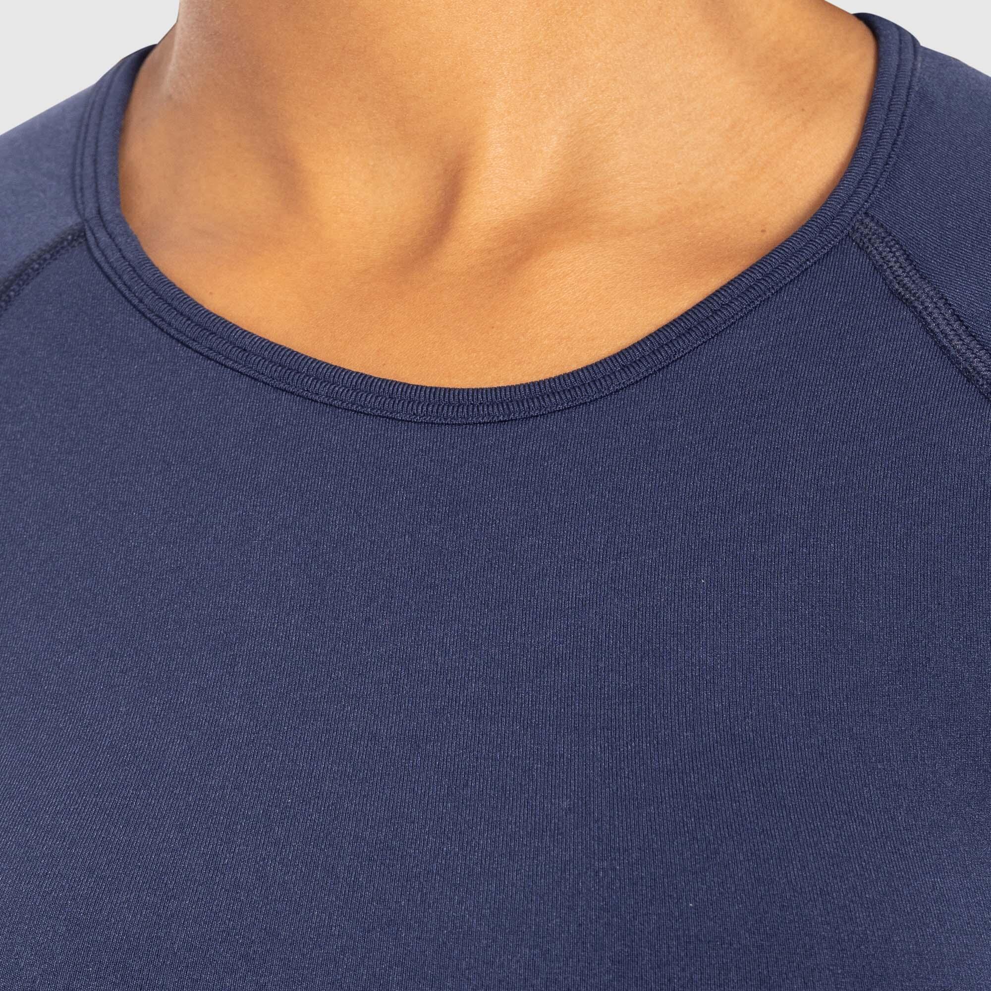 Damen Crop Shirt Soheli Marineblau 4/5