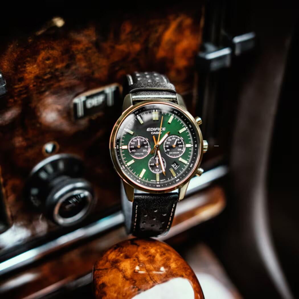 Herrenuhr Casio STANDARD CHRONOGRAPH GOLD - GREEN 4/6