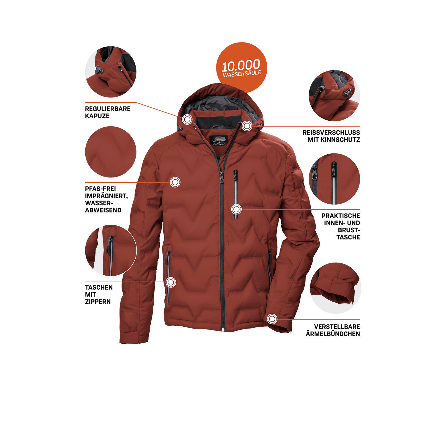 Herren Steppjacke KOW 60 MN QLTD JCKT 5/6
