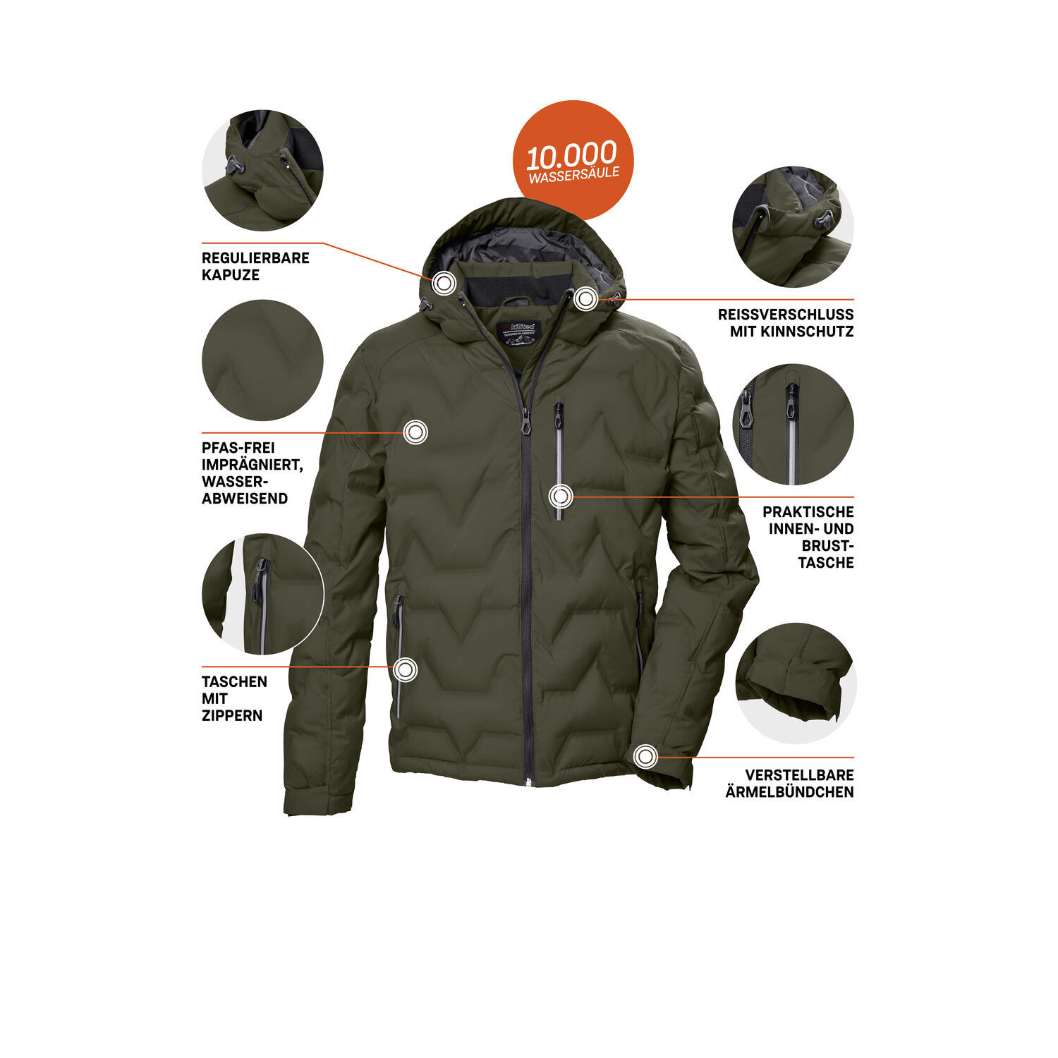 Herren Steppjacke KOW 60 MN QLTD JCKT 5/6