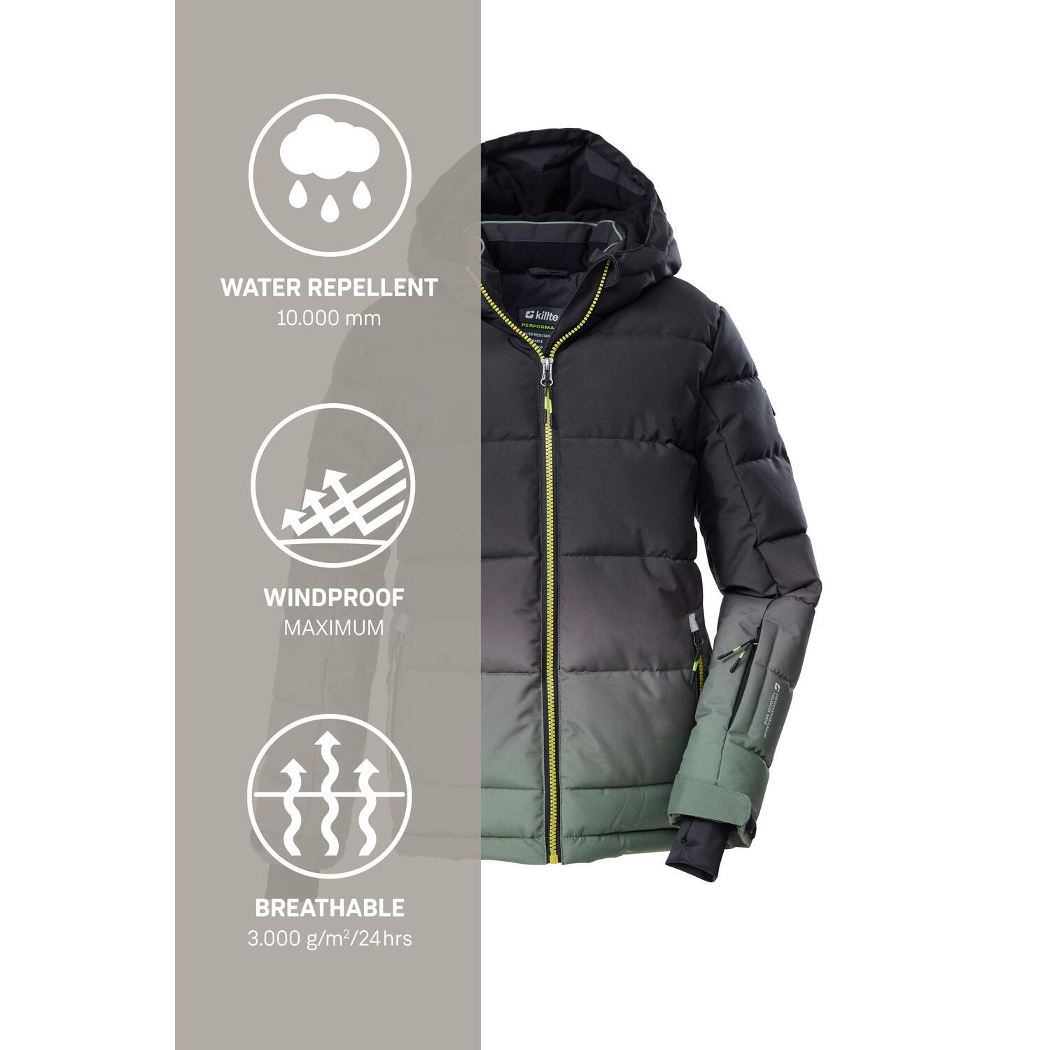 B padded jacket for kids Killtec KSW 382 BYS 6/6