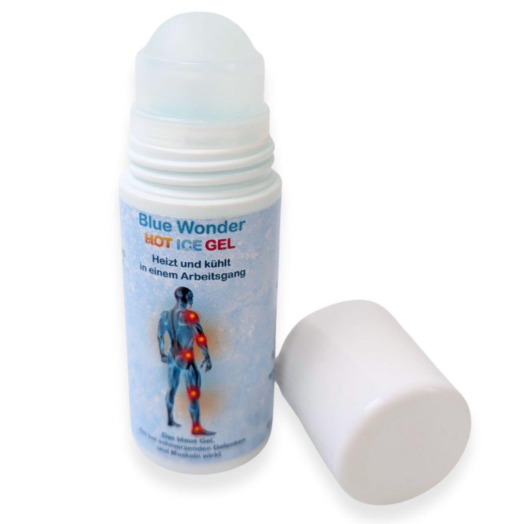 Blue Wonder Schmerzgel – natürlich gegen Muskel- & Gelenkschmerzen Roll-On 2/3