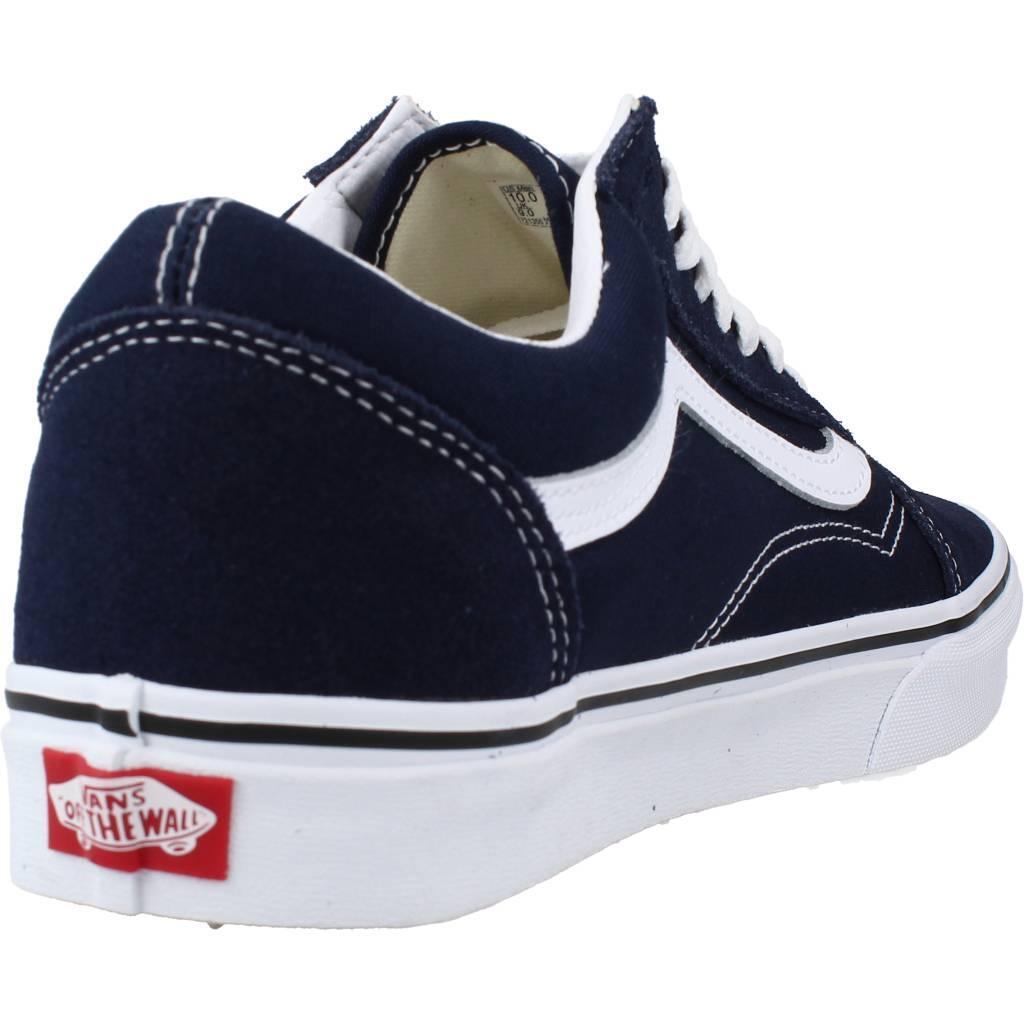 Sapatos Vans Old Skool Low azul unissexo 3/5