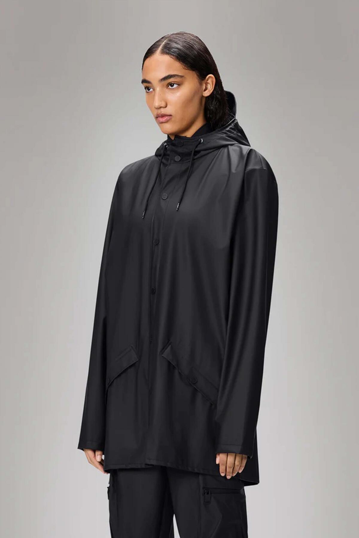 Giacca Rains Modello Jacket V3 Colore Nero 5/5