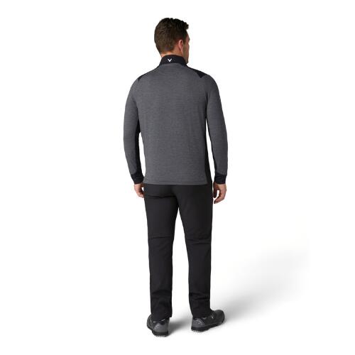 Callaway Soft Touch Blocked 1/4 Zip Pullover Gris Foncé Hommes 3/5