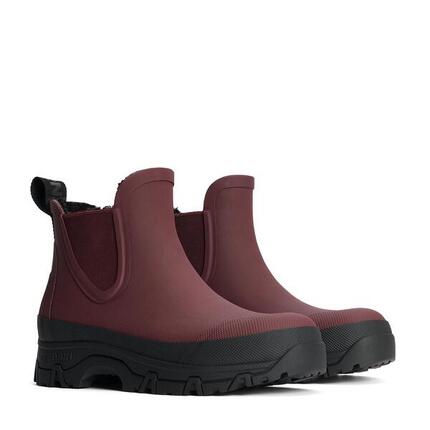 Wasserdichte Winter Chelsea-Boots Garpa Pile Bordeauxrot