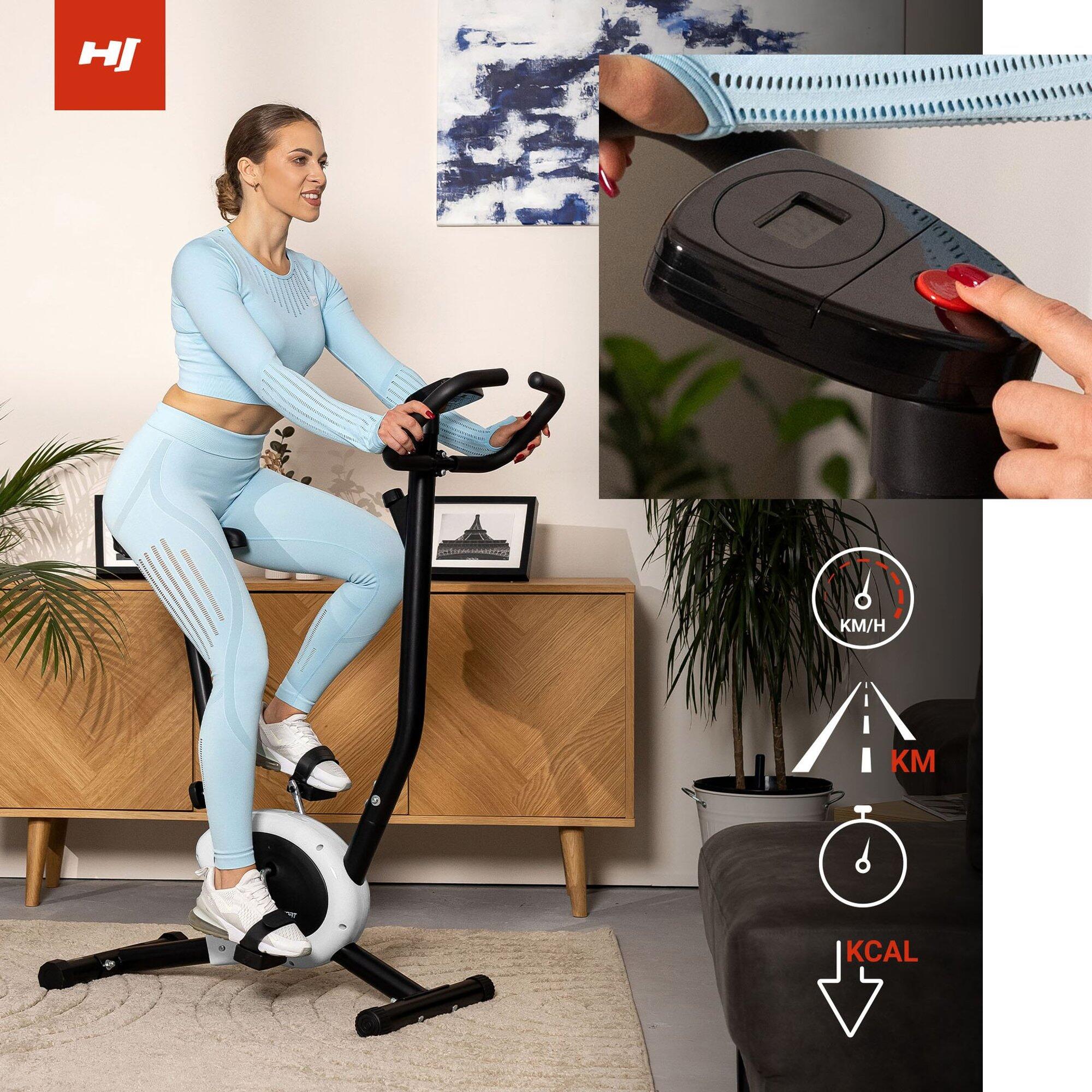 Rower stacjonarny treningowy mechaniczny Hop-Sport Rio