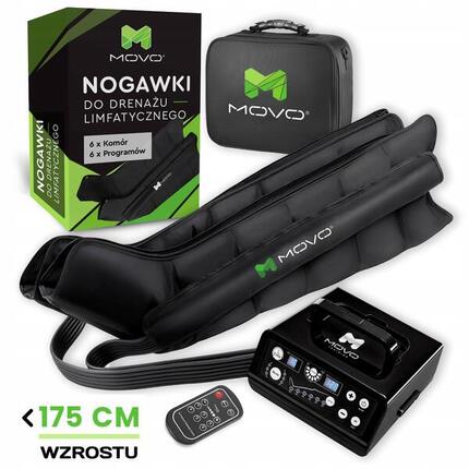Aparat do drenażu limfatycznego, 6-KOMOROWY zestaw z 6 programami