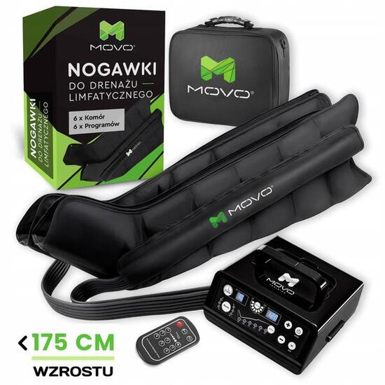 Aparat do drenażu limfatycznego, 6-KOMOROWY zestaw z 6 programami