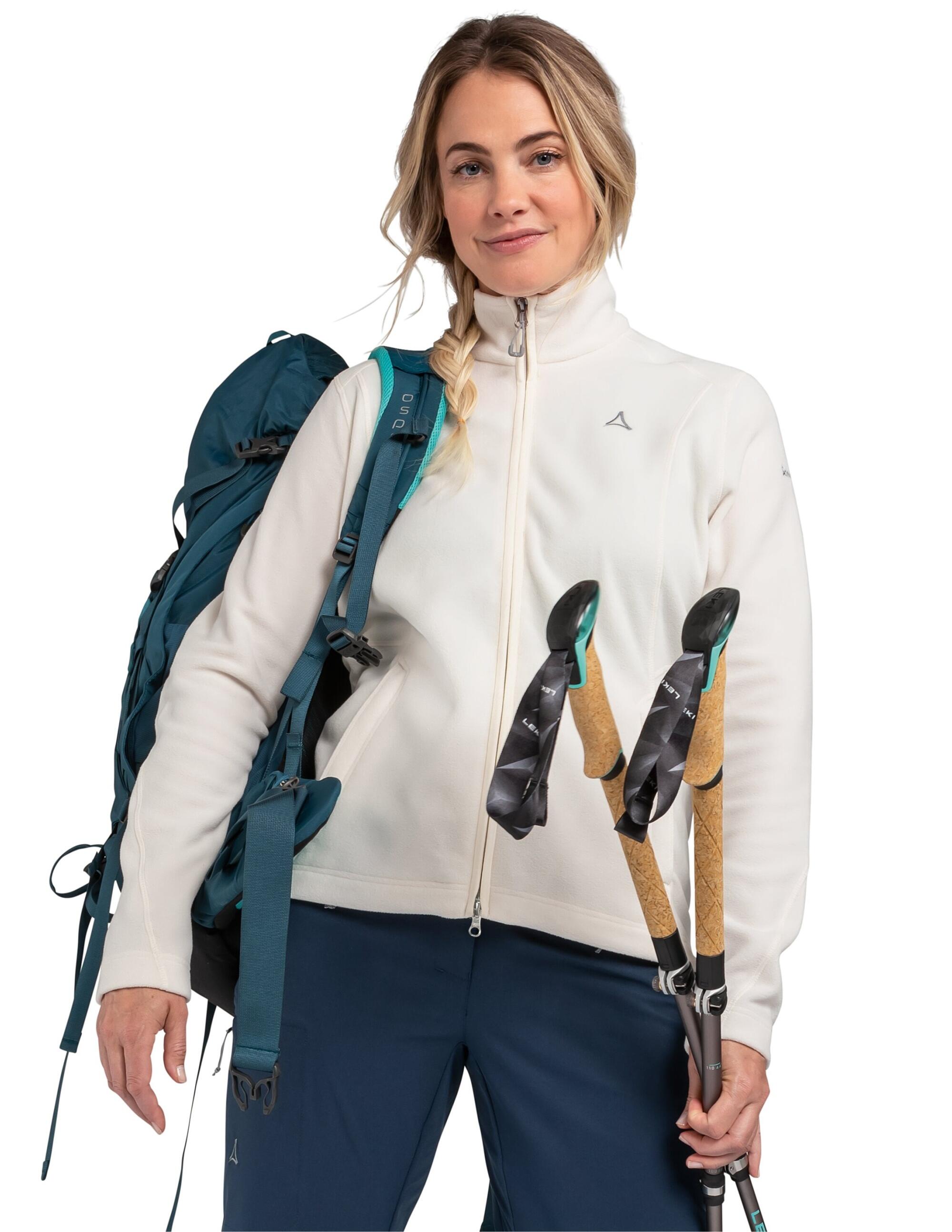 Schöffel Fleece Jacket Leona3 whisper white 40 4/7