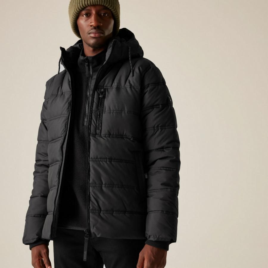 Mens Leeshaw Insulating Hooded Quilted Jacket 4/7