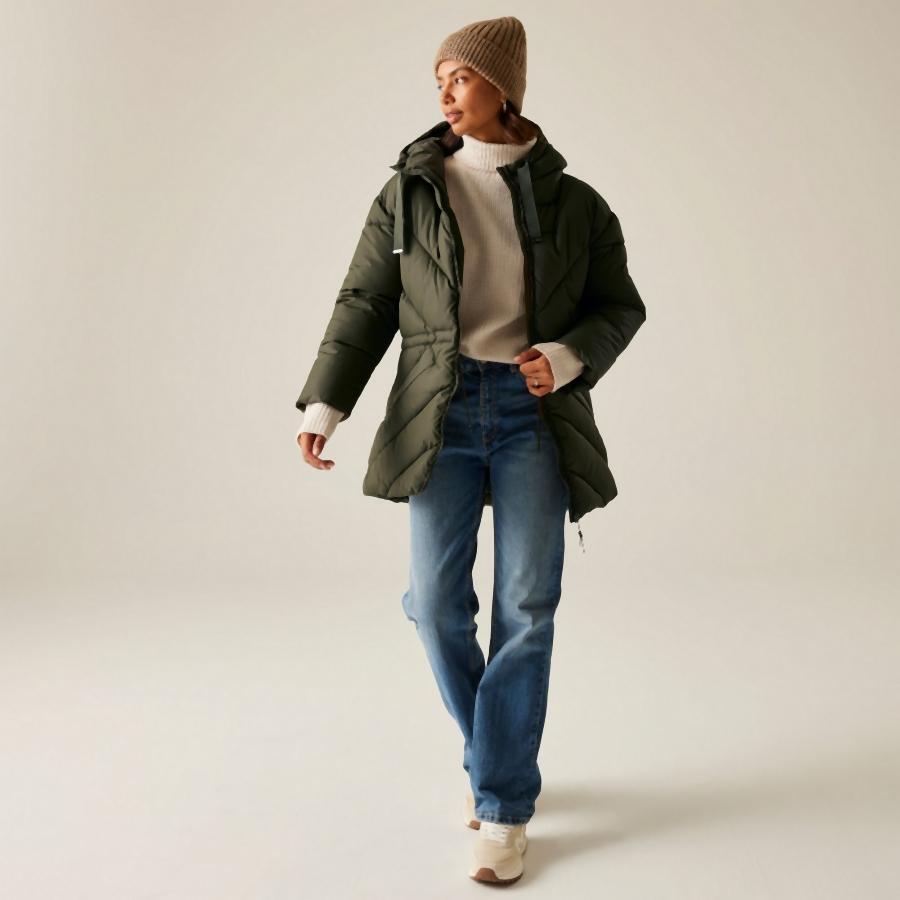 Daunenjacke  mit Kapuze, Damen Regatta Rusey 4/7