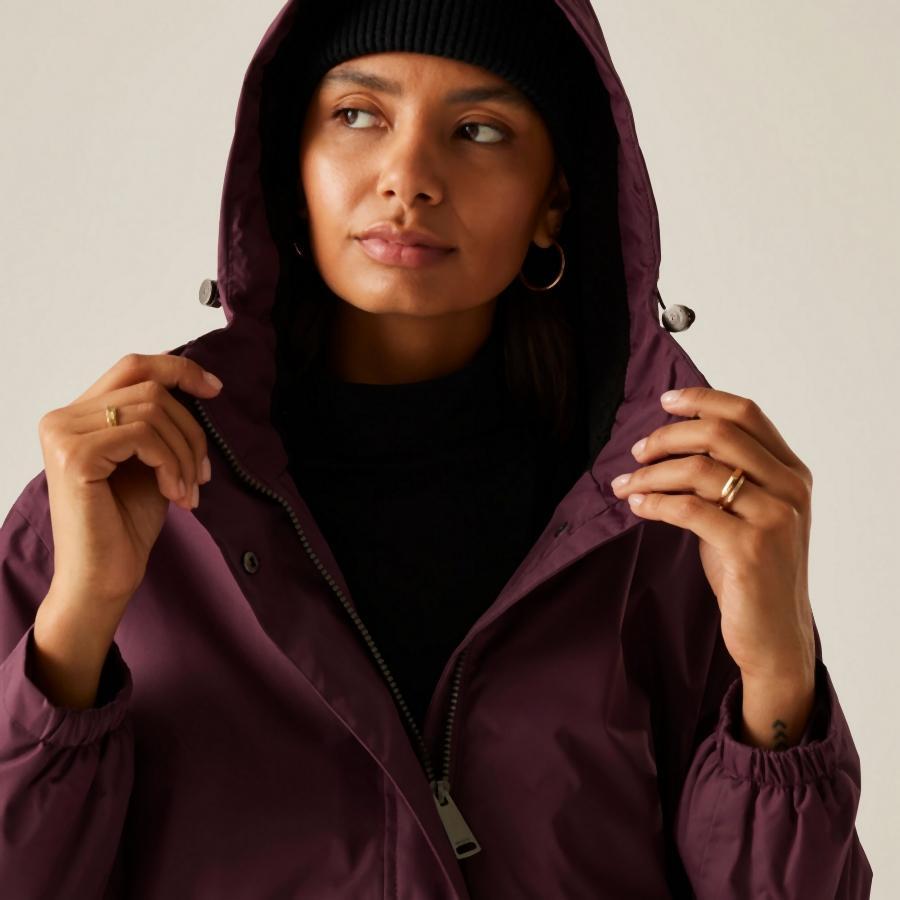 Chaqueta aislante, impermeable y transpirable con capucha Brielly para mujer 6/7