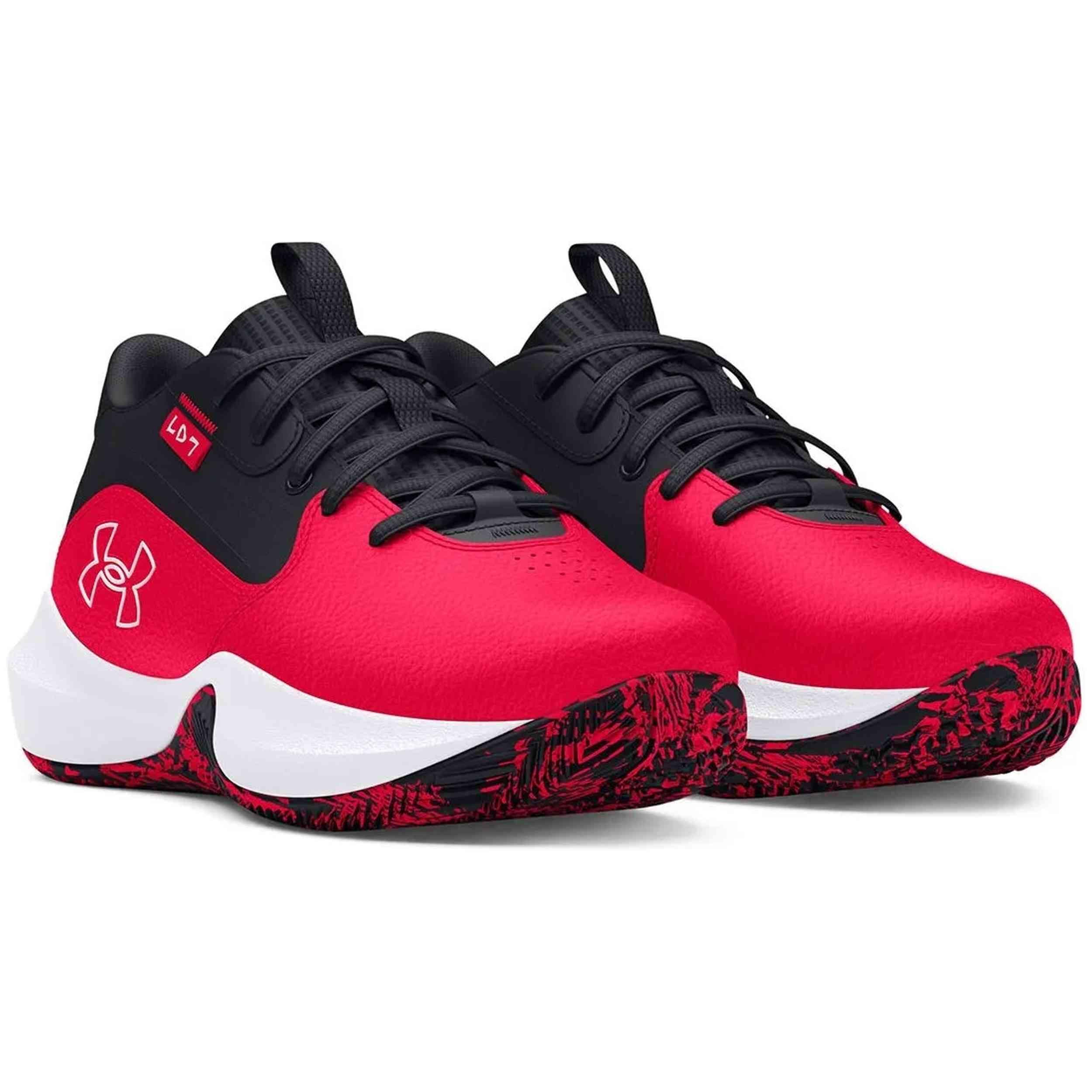 Scarpe da basket Under armour modello 3028514-600 per unisex ragazzi 5/5