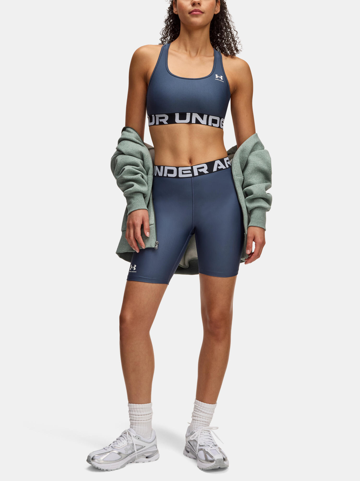 Spodenki Damskie Sportowe Under Armour Hg 8in Short 3/3