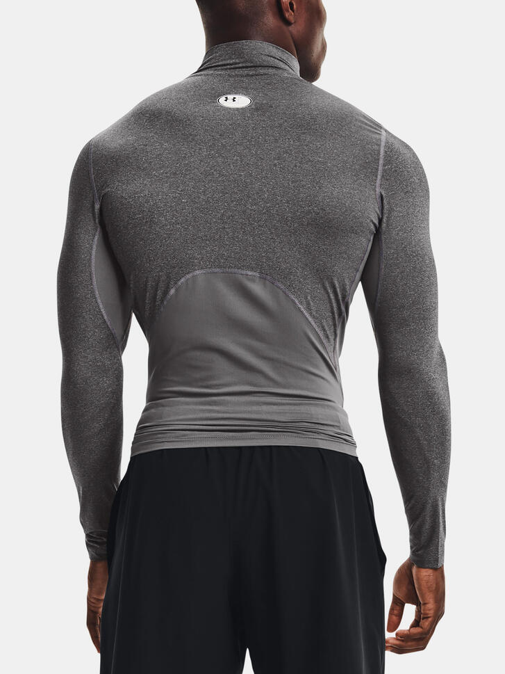 Koszulka fitness męska Under Armour Ua Hg Armour Comp Mock z długim rękawem