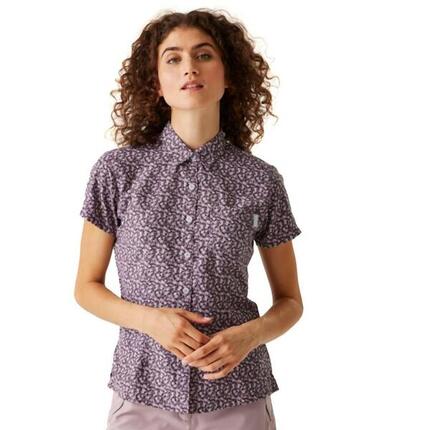 Damen T-Shirt, Plaid - Mindano VIII, pink