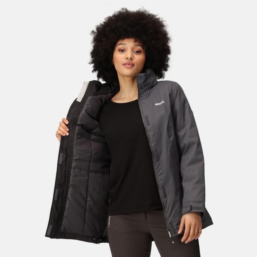 Damen Regenjacke mit Kapuze Regatta Blanchet II 2/7