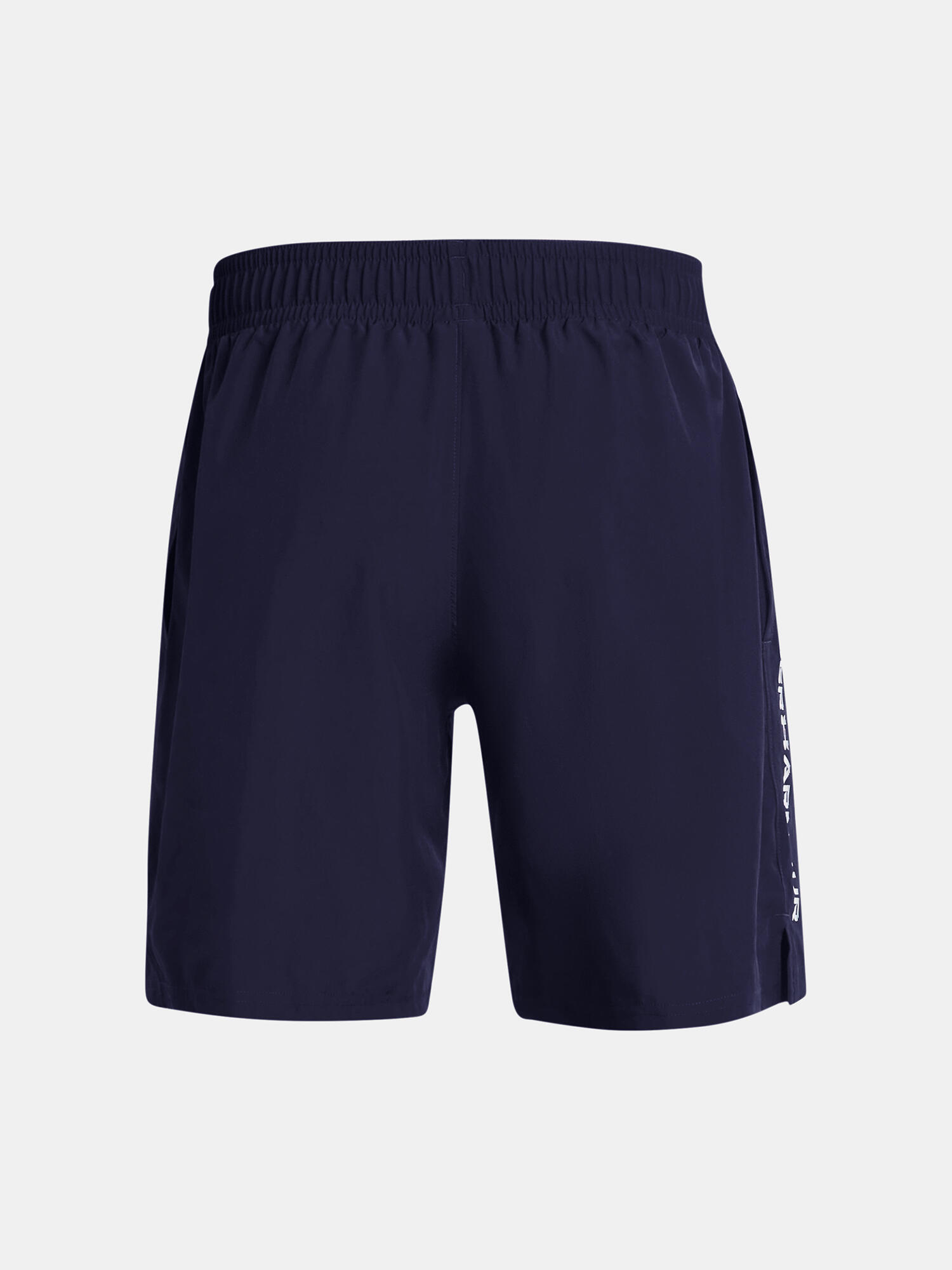 Short UA Woven Bleu marine Wordmark Under Armour Homme 5/6