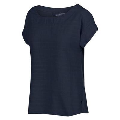 Adine fitness-t-shirt met korte mouwen voor dames - marineblauw