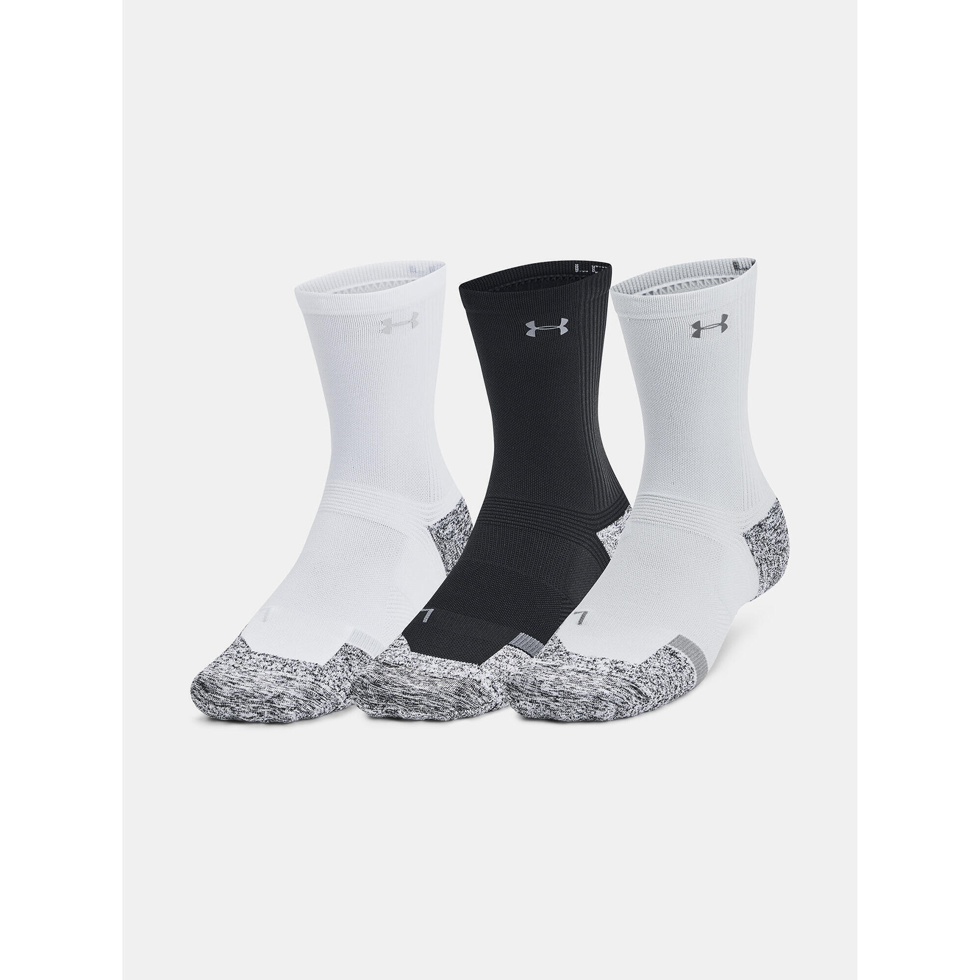 Under Armour - Under Armour Ad Pro Mid Chaussettes 3 Paires - Chaussettes - Noir - 48 Xl - Decathlon