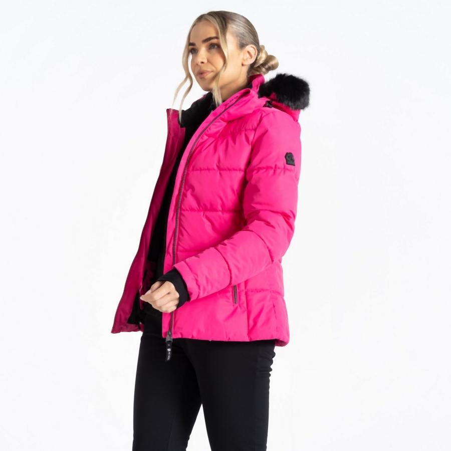 Chaqueta esquí mujer impermeable Dare 2b Glamorize Iv, rosa 5/7