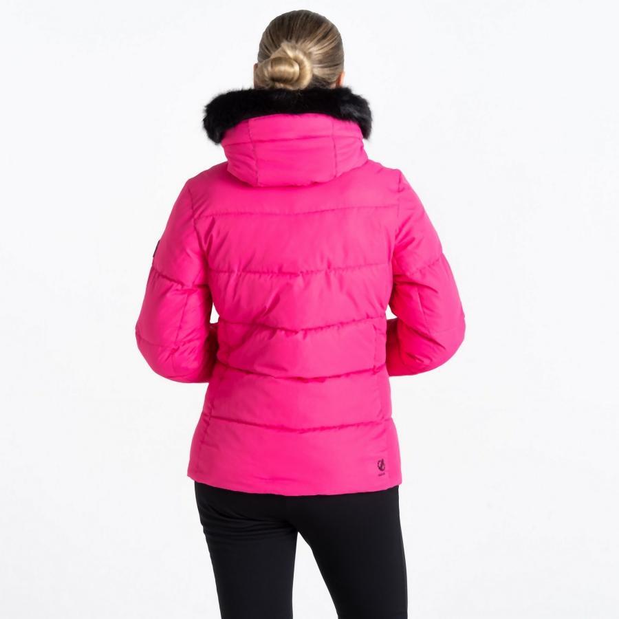 Chaqueta esquí mujer impermeable Dare 2b Glamorize Iv, rosa 4/7