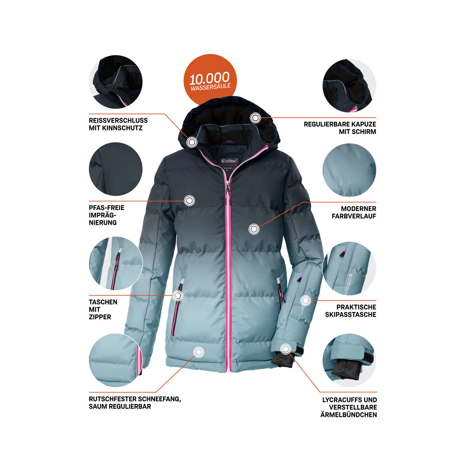 Doudoune fille Killtec KSW 330 5/6