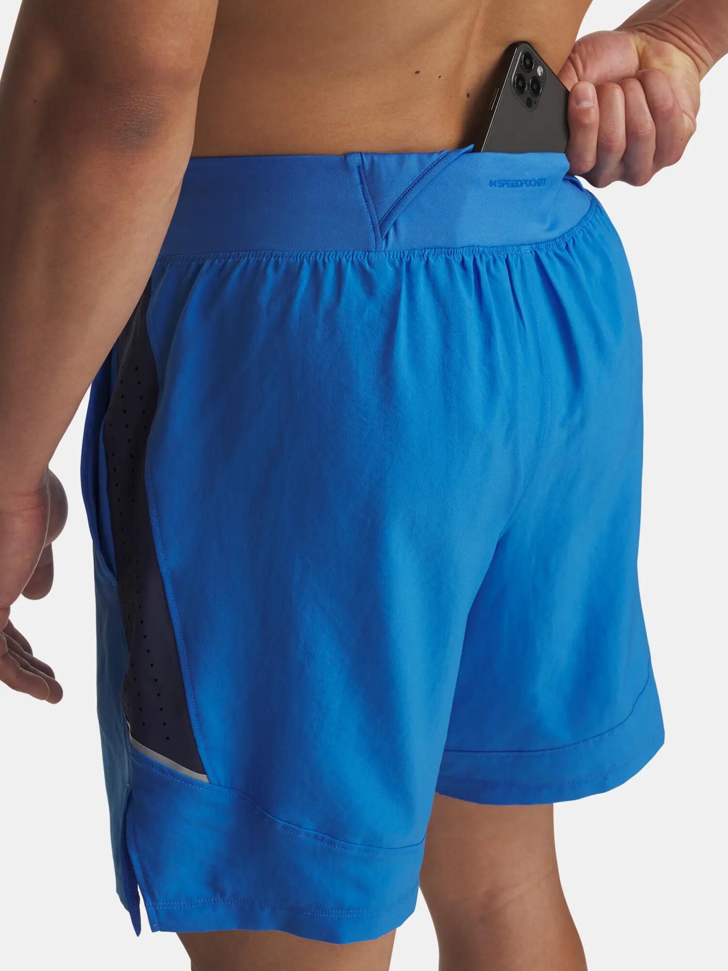 Férfi rövidnadrág Under Armour UA LAUNCH PRO 2n1 7'' SHORTS-BLU 4/5