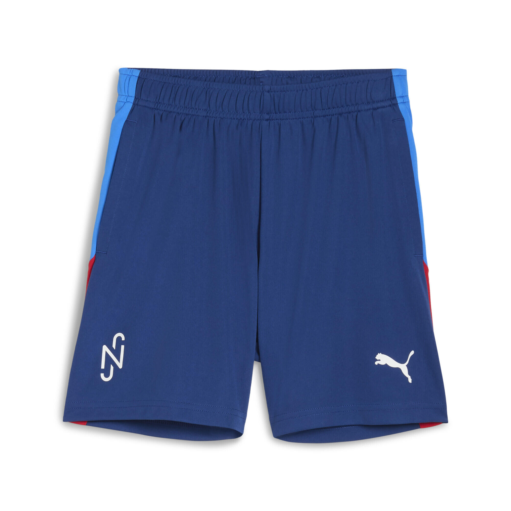 Puma - Short D’entraînement De Football Neymar jr Playmaker Enfant Et Adolescent Puma - Short - Blanc|bleu - Decathlon