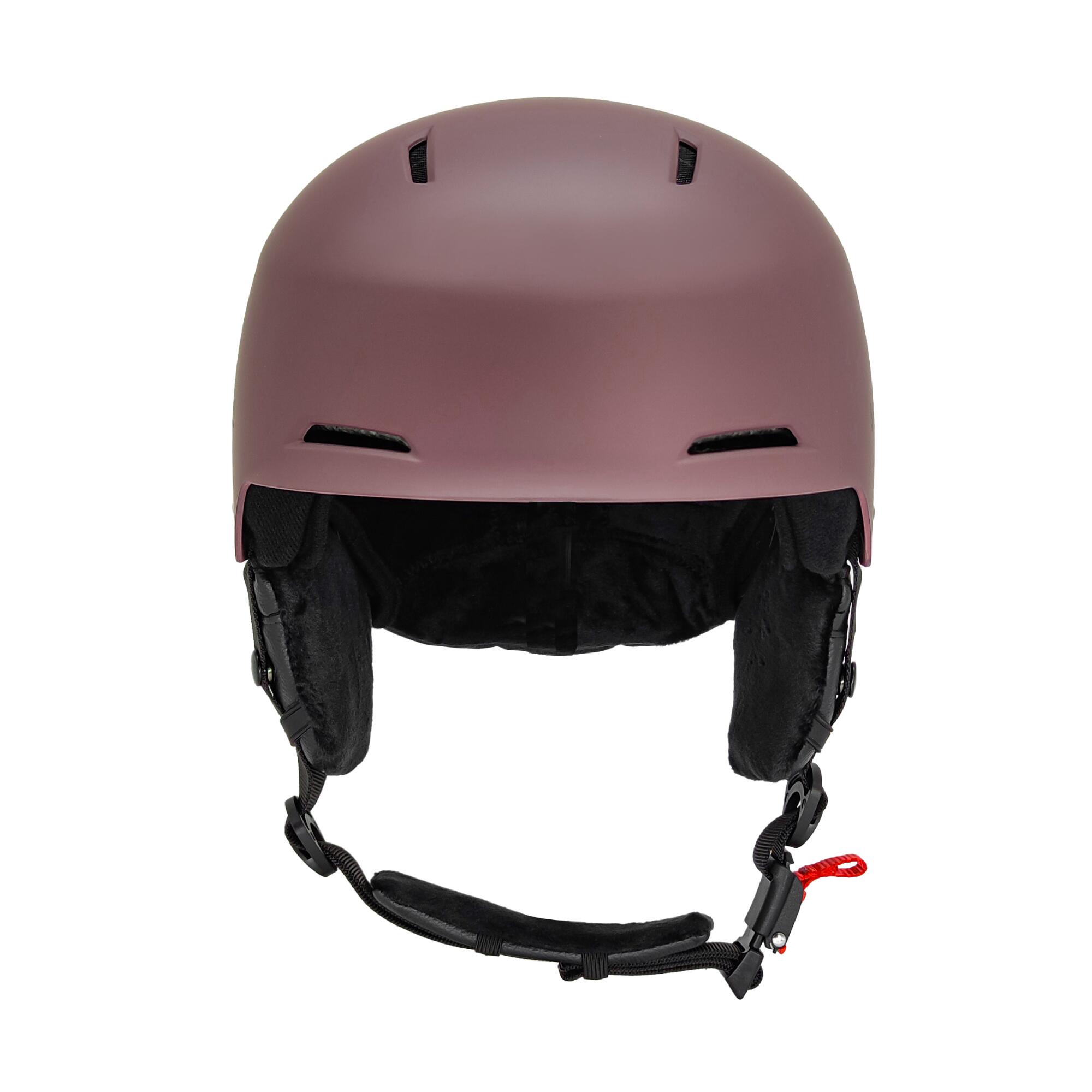 Casco de esquí y snow Granate Premium P-Shock Hysteresis 3/8
