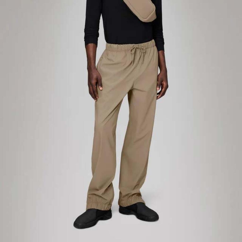 Pantaloni Rains Modello Rain Pants Regular W3 Colore Beige 4/5