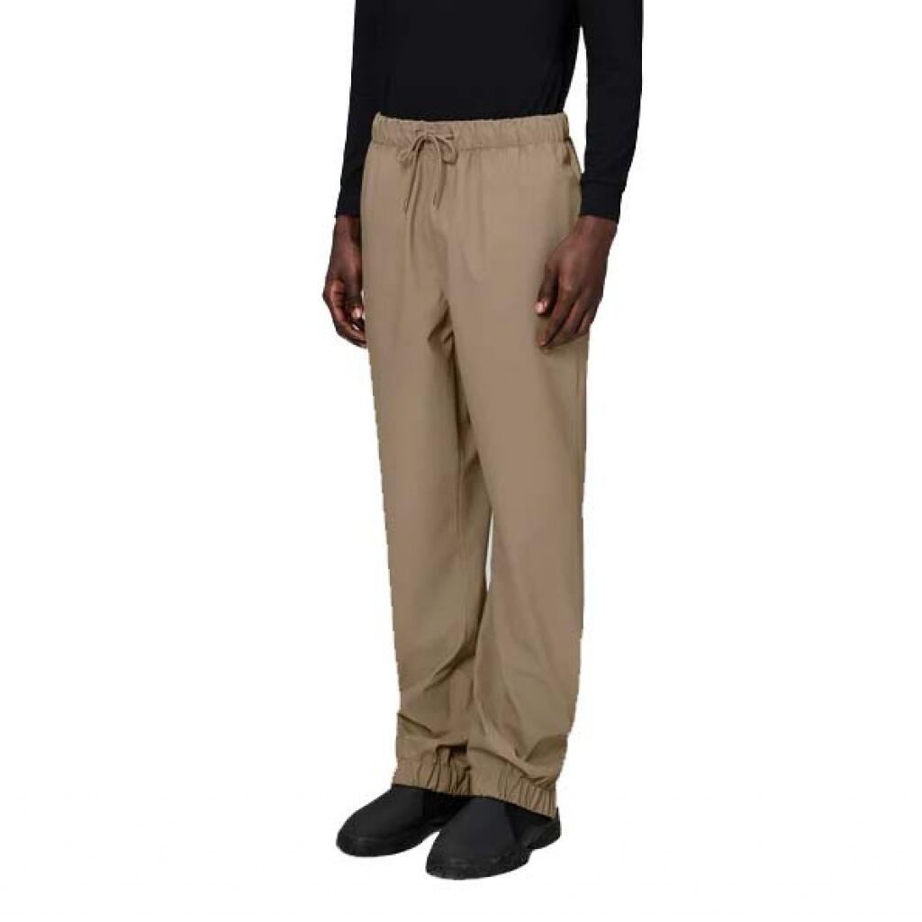 RAINS Calças Rains Modelo Rain Pants Regular W3 Cor Bege