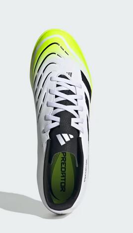 Scarpe calcetto uomo adidas predator club tf - bianco 3/7