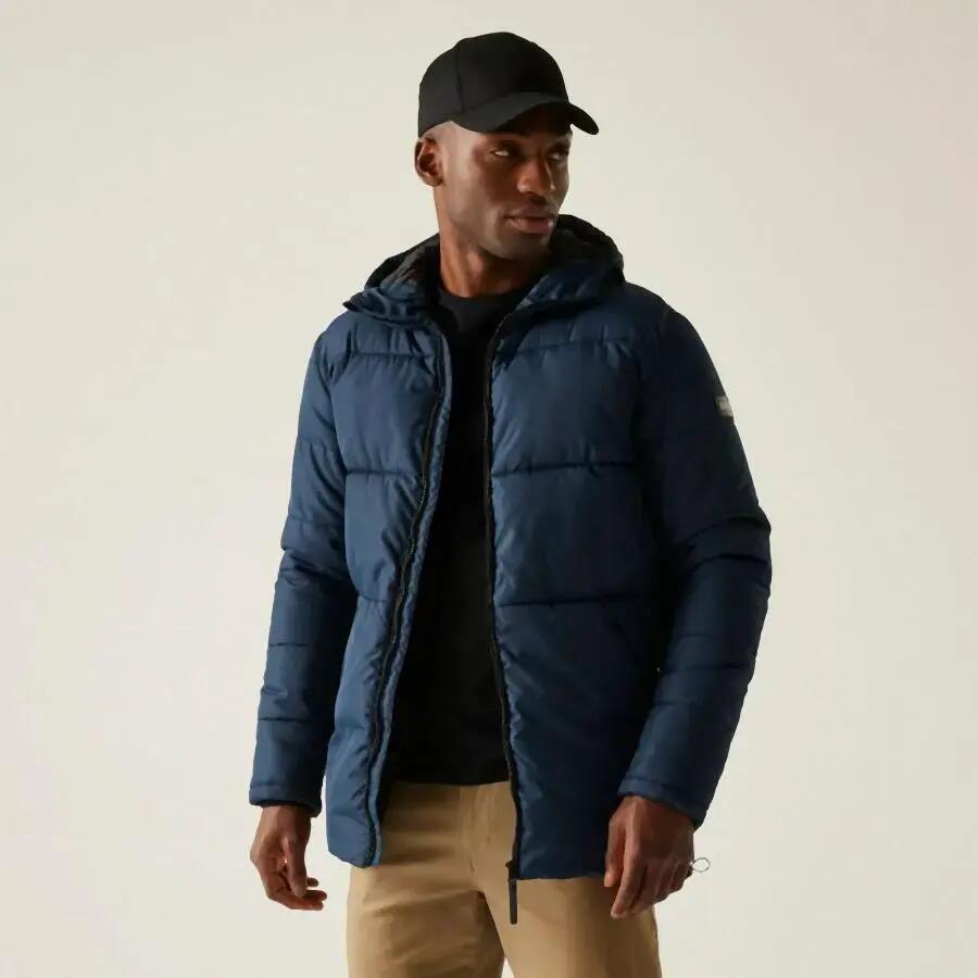 Marshgrave Wärmende Stepp-Kapuzenjacke für Herren 1/7