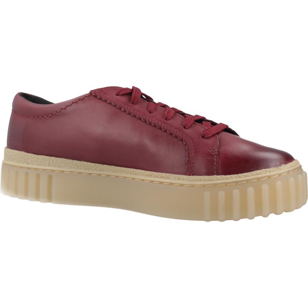 Baskets Clarks Modèle Mayhill Walk Couleur Bordeaux 5/5