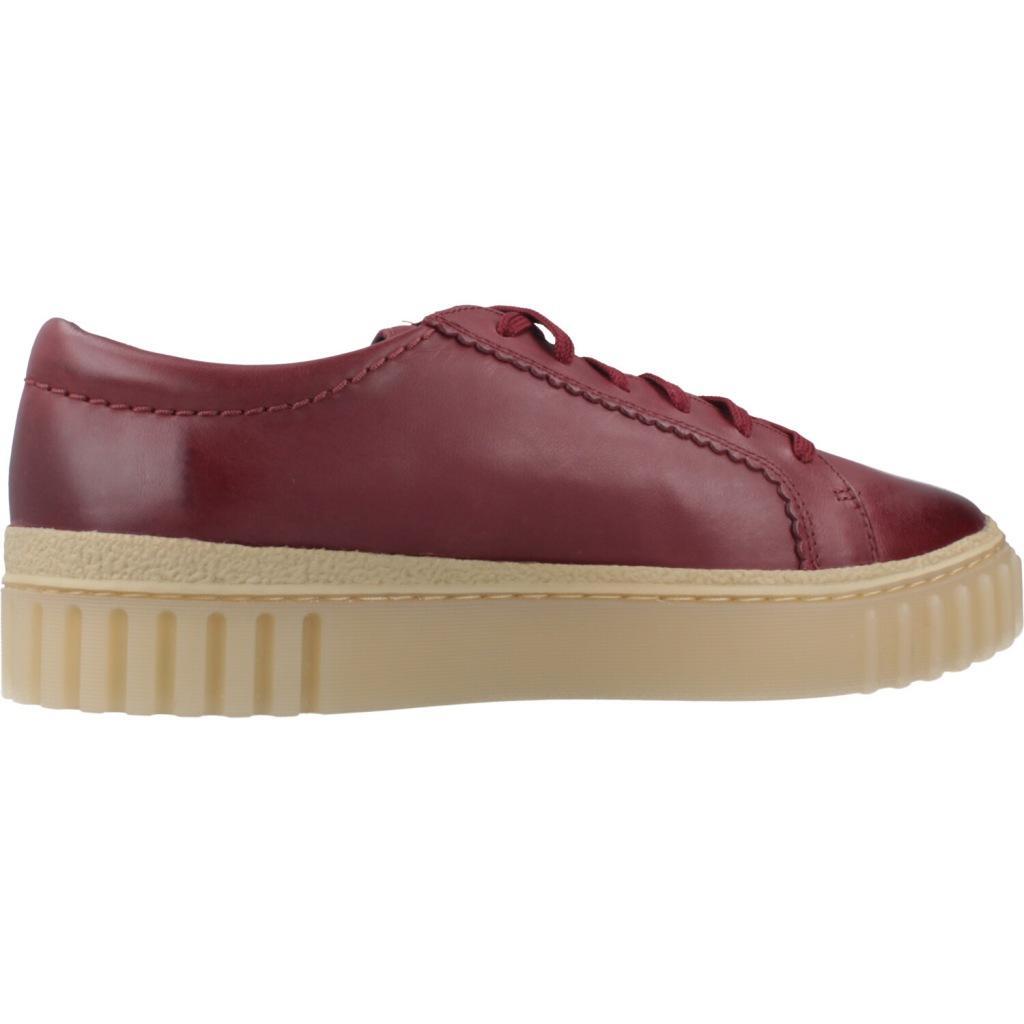 Baskets Clarks Modèle Mayhill Walk Couleur Bordeaux 4/5