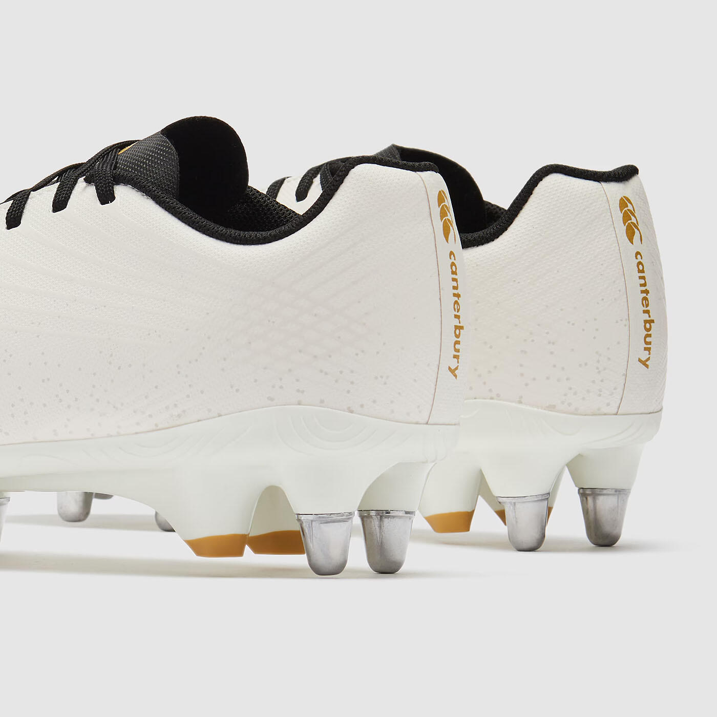 Canterbury Stampede Groundbreak Team SG scarpe da rugby bianche 4/6