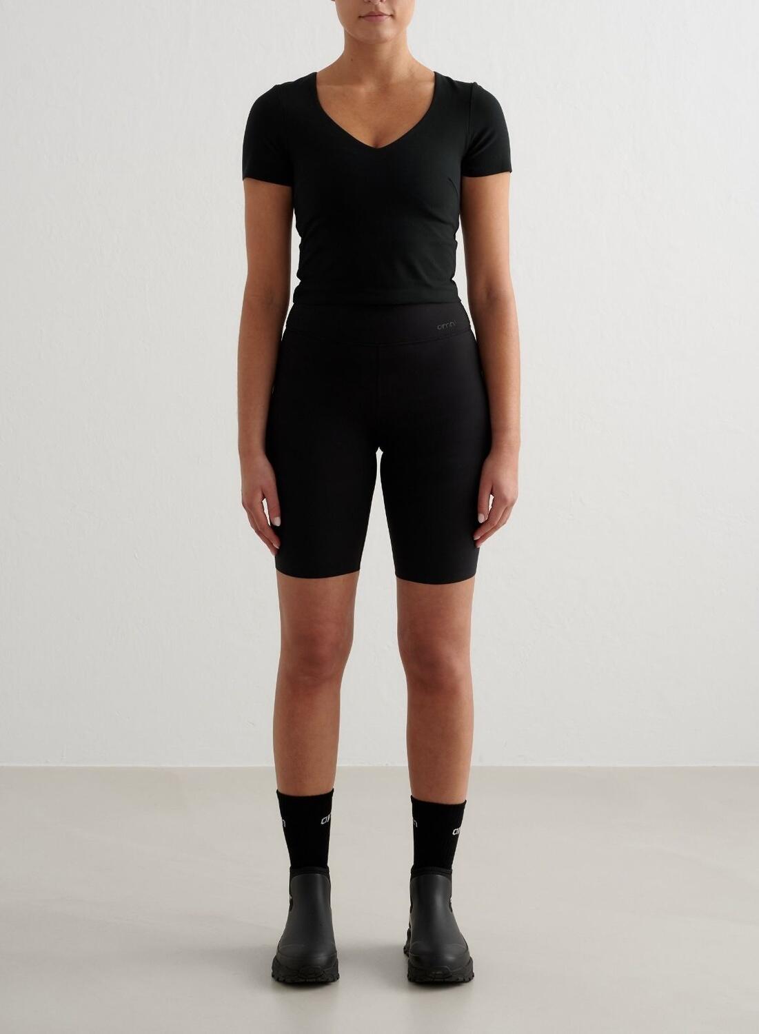 Femme Soutien-gorge de sport Manches Courtes Bralette Noir 3/6