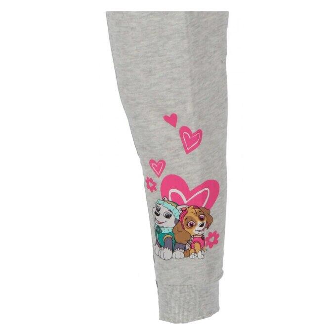Pantaloni trening fete, gri, The Movie, Paw Patrol