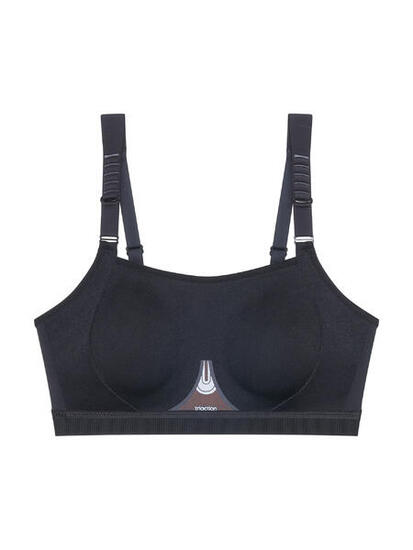 Training Bügelloser BH bequemer Halt Damen - Triaction Gravity Lite N EX schwarz