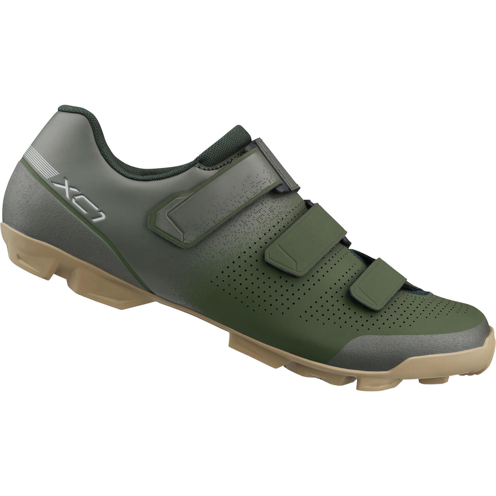 Shimano - Chaussures Vtt Sh-xc102, Olive - Chaussures De Vélo - Vert - Decathlon